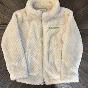 Columbia Off-White Plush Jacket